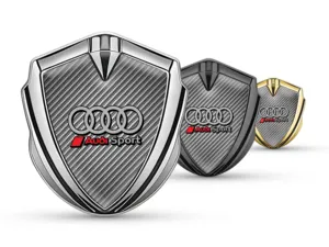 Audi Individuelles Kotflügel Abzeichen Renn Glanz Emblem